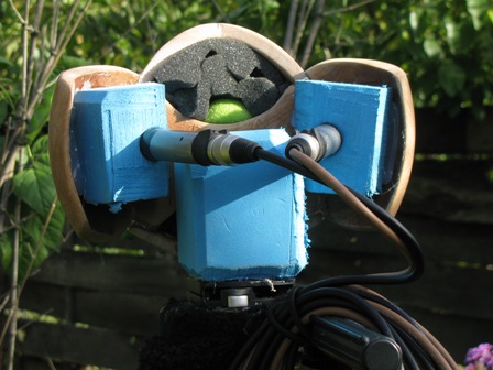 photo:wooden bowl array, back view