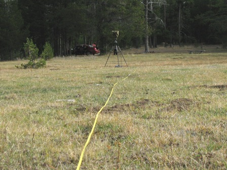 photo: measuring 30 and 100 feet 