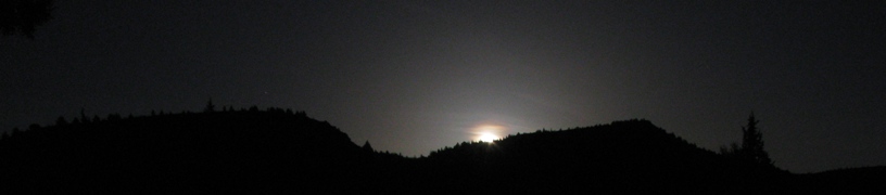 moonrise over hills, South Fork Crooked River