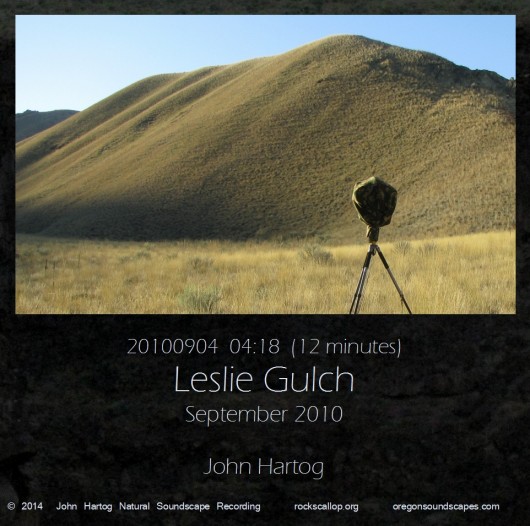 Cover art- image of recording gear on location.