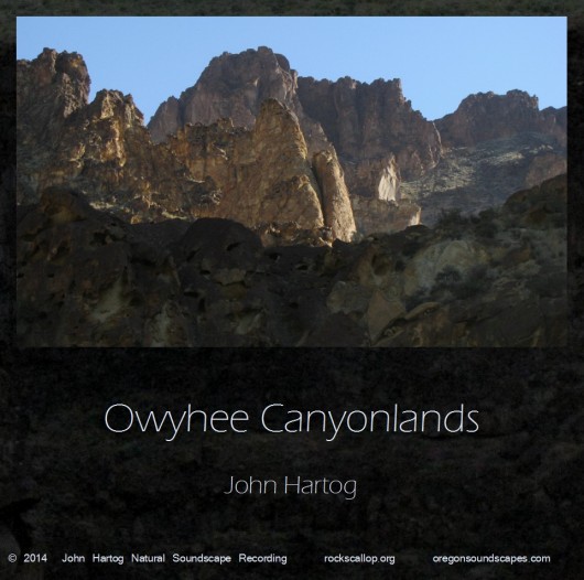 Owyhee Canyonlands cover art
